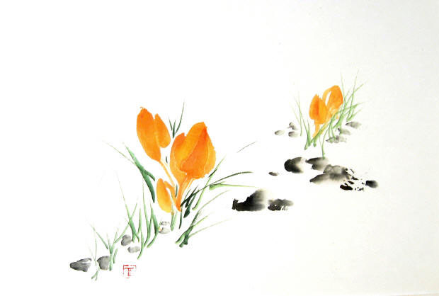 Toinette Lippe
            painting - Crocuses