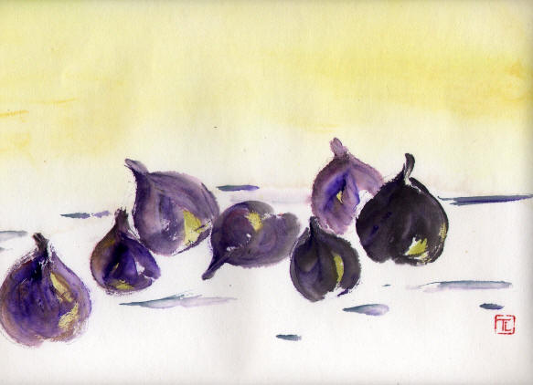 Toinette Lippe painting - A Conversation of Figs