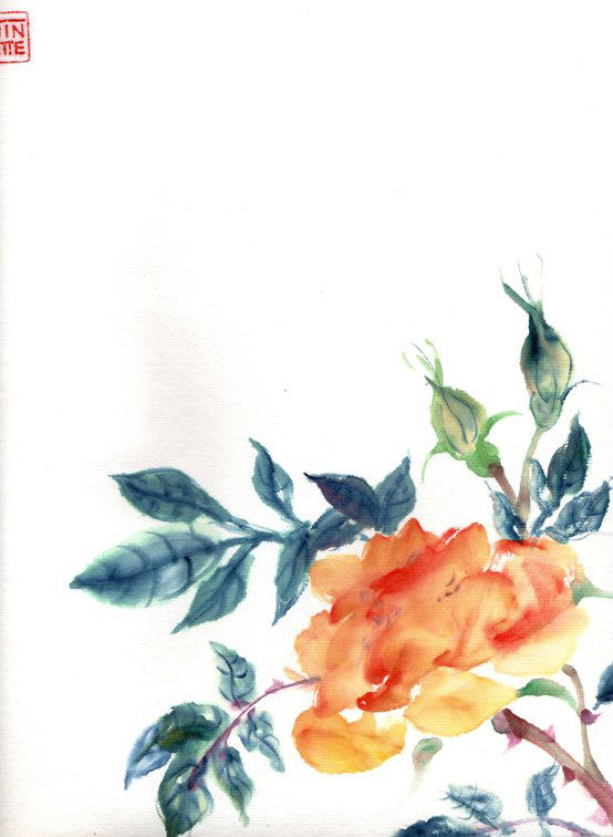 Toinette Lippe painting - Roses